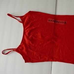 Planet Gold Juniors' Solid Color Iory Red Top